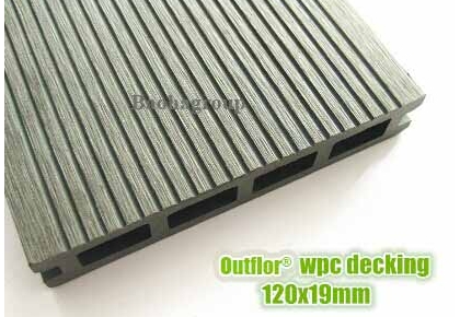 Sàn gỗ nhựa WPC ngoài trời tấm rỗng OBM120-19B